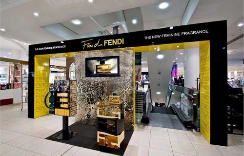 Fan di Fendi Exhibition stand.
