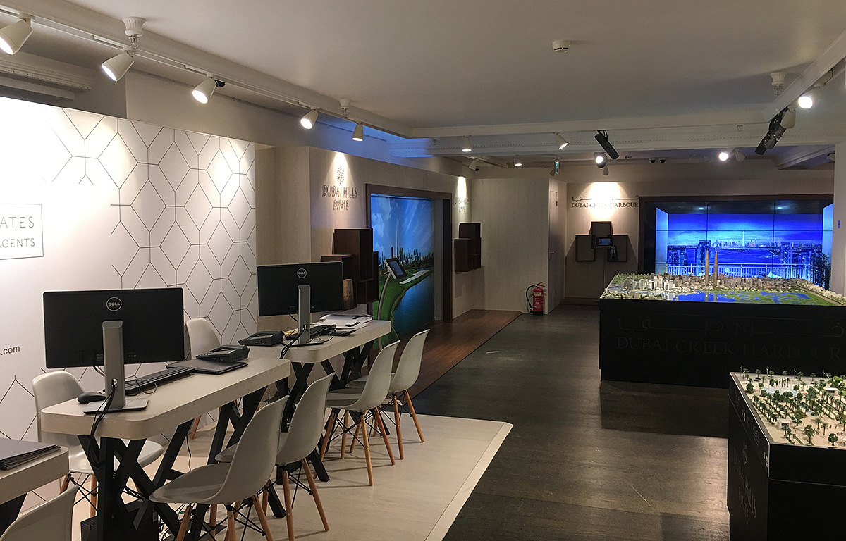 Real estate showcase at Harrods Real estate showcase at Harrods