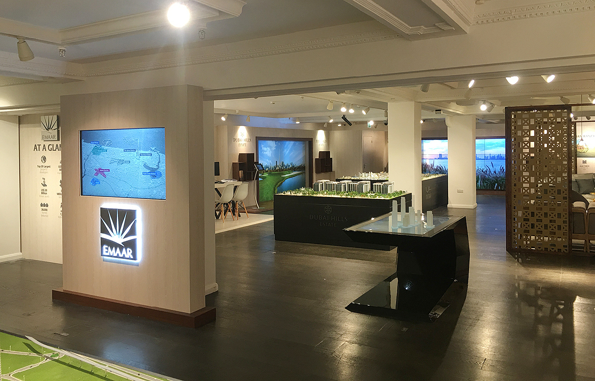 Real estate showcase at Harrods Real estate showcase at Harrods