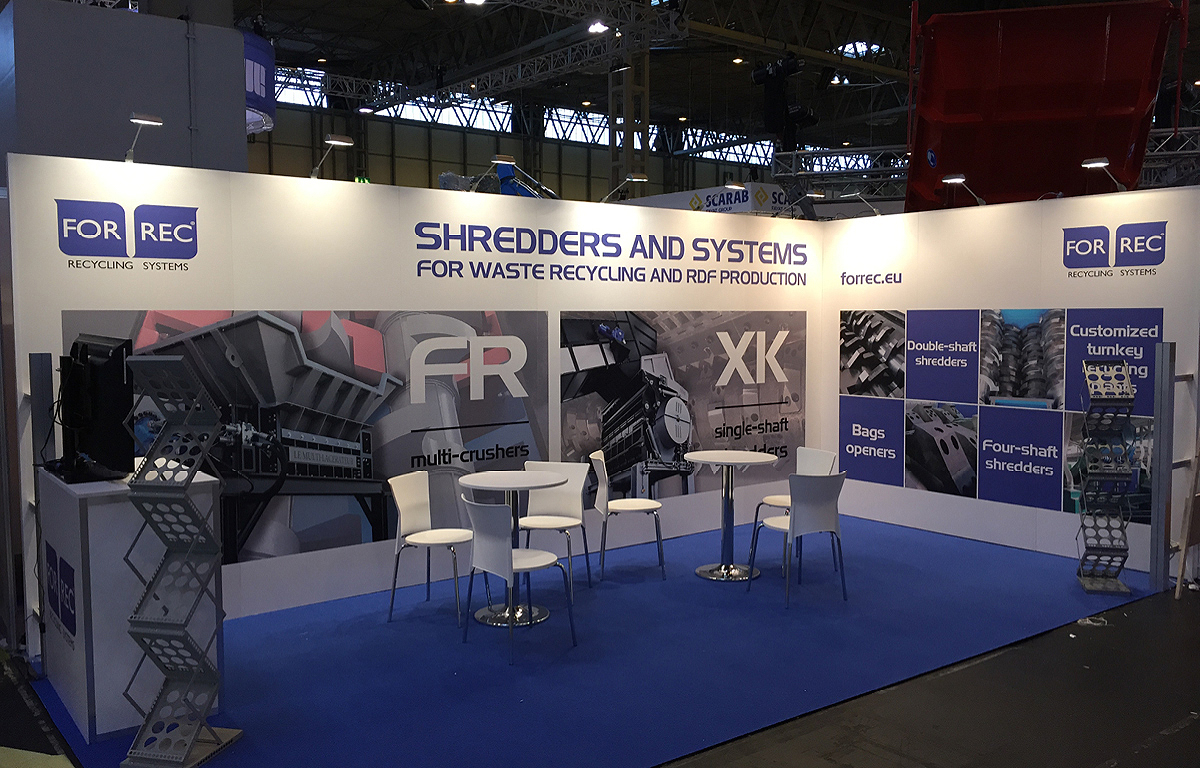 Forrec exhibition stand NEC Forrec exhibition stand NEC