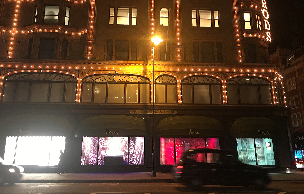 Harrods windows Harrods windows