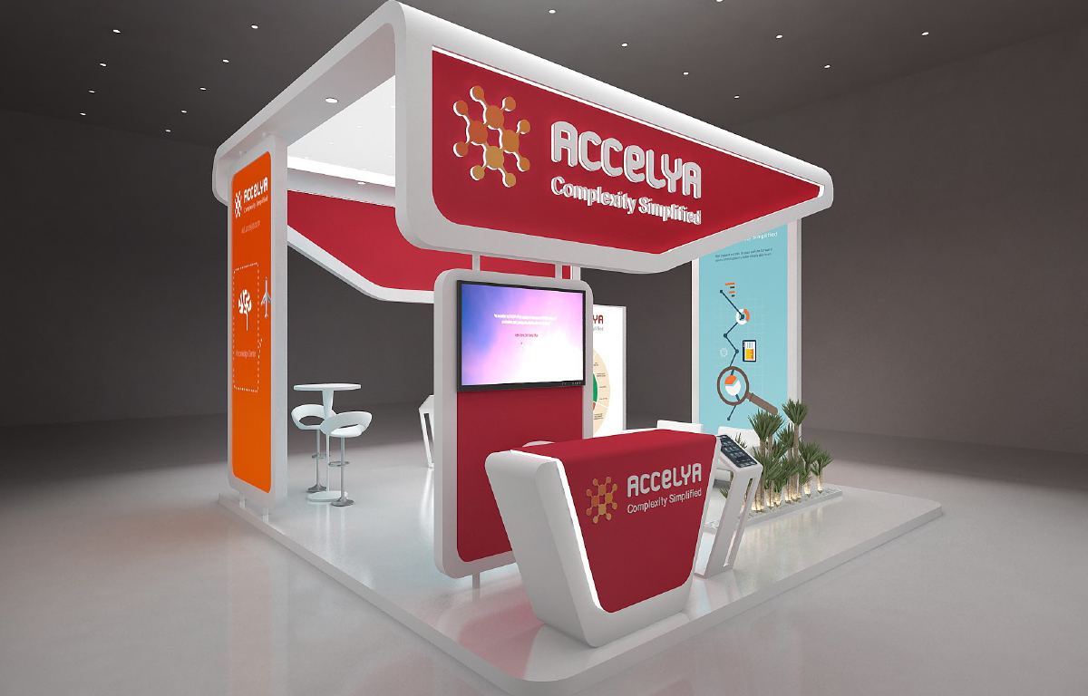 Accelya exhibition stand